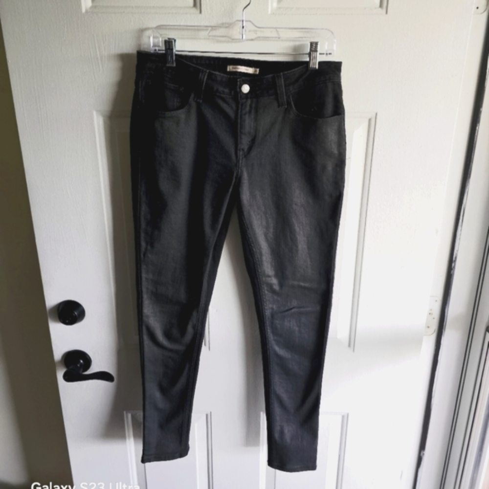 Levis Black Denim 535 Jeans Size 31